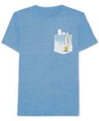 Jem Men's Peanuts Snoopy And Woodstock Graphic-print Pocket T-shirt