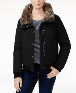 Levi's Faux-fur-trim Bomber Jacket