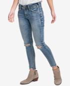 Silver Jeans Co. Elyse Ripped Skinny Jeans