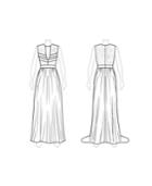 Customize: Closed Back And Remove Slit - Fame And Partners Closed-back Dress