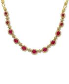 Amore By Effy Certified Ruby (5-1/4 Ct. T.w.) And Diamond (2 Ct. T.w.) Fancy Collar Necklace