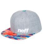 Neff Men's Daily Pattern Tropical-print Embroidered Logo Hat