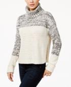 Calvin Klein Jeans Colorblocked Turtleneck Sweater