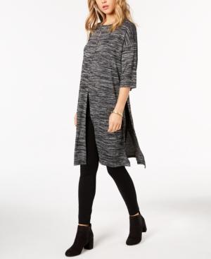 Kensie Vented Space-dye Tunic