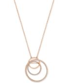 Swarovski Rose Gold-tone Pave Spiral Pendant Necklace