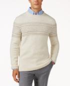 Tasso Elba Men's Wool Blend Pattern Sweater, Only At Macy's