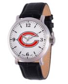 Gametime Nfl Chicago Bears Men's Shiny Silver Vintage Alloy Watch