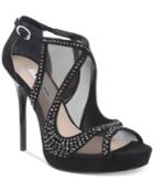 Nina Franca Platform Peep-toe Evening Sandals Women's Shoes
