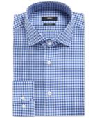 Boss Men's Regular/classic-fit Houndstooth Checked Cotton Dress Shirt