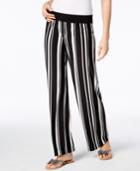 I.n.c. Striped Soft Pants, Created For Macy's