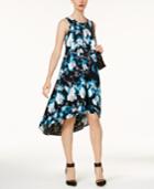 Alfani Printed High-low Dress, Created For Macy's