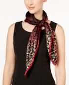 Vince Camuto Ombre Splash Pleated Silk Square Scarf