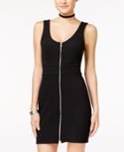 Material Girl Zipper-front Sheath Dress, Only At Macy's