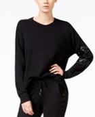 Chelsea Sky French Terry Sequin-detail Sweatshirt, Only At Macy's