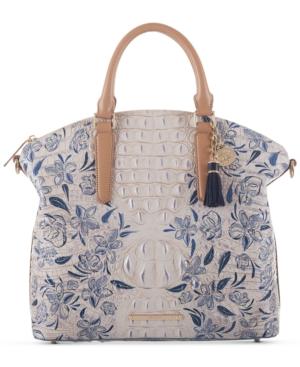 Brahmin Indigo Palaminto Satchel