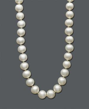 Belle De Mer Pearl Necklace, 14k Gold Cultured Freshwater Pearl Strand (9-10mm)