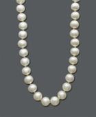 Belle De Mer Pearl Necklace, 14k Gold Cultured Freshwater Pearl Strand (9-10mm)