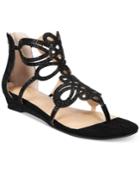 Thalia Sodi Laylan Scallop Wedge Sandals, Created For Macy's Women's Shoes