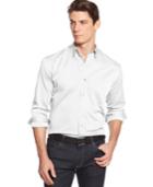 Club Room Solid Wrinkle-resistant Long Sleeve Shirt