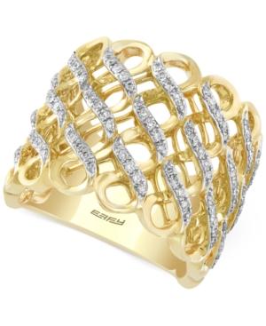 Effy Diamond Link Ring (3/8 Ct. T.w.) In 14k Gold