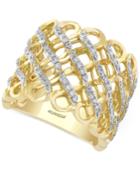 Effy Diamond Link Ring (3/8 Ct. T.w.) In 14k Gold
