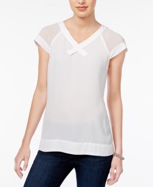 Maison Jules Colorblocked Contrast Sweater, Only At Macy's
