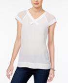 Maison Jules Colorblocked Contrast Sweater, Only At Macy's