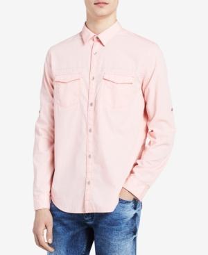 Calvin Klein Jeans Men's Textured Dual-pocket Shirt