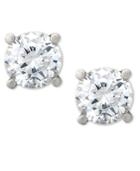 Certified Diamond Stud Earrings (3/4 Ct. T.w.) In Platinum