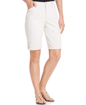 Nydj Briella Cuffed Colored Bermuda Shorts