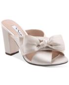 Nina Samina Bow Slip-on Evening Mules Women's Shoes