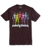 Bioworld Men's Power Rangers Confetti Graphic-print Cotton T-shirt