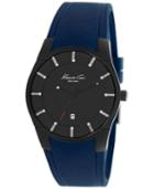 Kenneth Cole New York Men's Blue Silicone Strap Watch 42mm 10027724