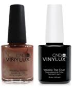 Creative Nail Design Vinylux Sienna Scribble Nail Polish & Top Coat (two Items), 0.5-oz, From Purebeauty Salon & Spa