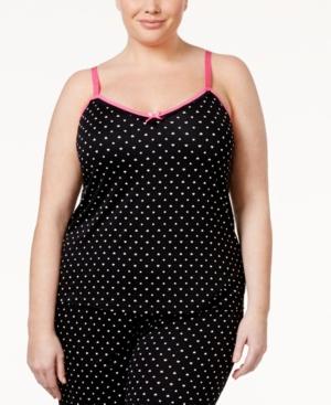 Jenni By Jennifer Moore Plus Size Hearts And Dots Tank, Only At Macy's