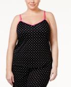 Jenni By Jennifer Moore Plus Size Hearts And Dots Tank, Only At Macy's