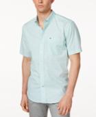 Tommy Hilfiger Men's Classic Fit Geo-print Pocket Shirt