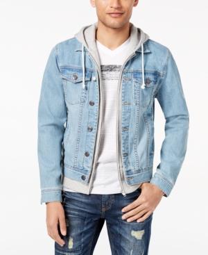 American Rag Men's Layered-look Trucker Jacket, Created For Macy's