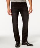 Inc International Concepts Monroe Slim-fit Black Wash Jeans, Only At Macy's