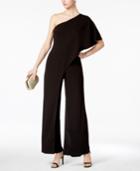 Adrianna Papell Draped One-shoulder Jumpsuit