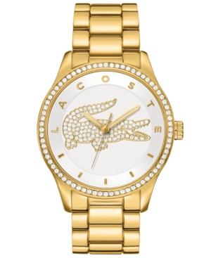 Lacoste Watch, Women's Victoria Gold Ion-plated Stainless Steel Bracelet 40mm 2000827