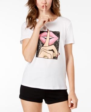 Guess Glitter-graphic T-shirt