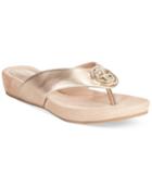 Giani Bernini Racchel Footbed Flip Flop Sandals, Only At Macy's Women's Shoes