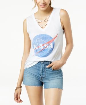 Hybrid Juniors' Nasa Graphic-print Tank Top