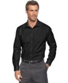 Alfani Slim-fit Stretch Striped Long-sleeve Shirt