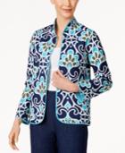 Alfred Dunner Scenic Route Reversible Quilted Jacket