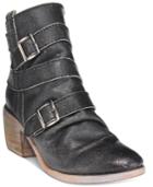 Kelsi Dagger Brooklyn Granda Buckle Block-heel Booties Women's Shoes