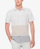 Perry Ellis Men's Multi-color Engineered Striped Shirt
