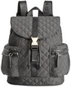 Tommy Hilfiger Quilted Solid Nylon Backpack