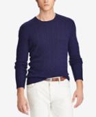 Polo Ralph Lauren Men's Cable-knit Cashmere Sweater